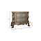 Homeroots 31" Gold Two Drawers Solid Wood Mirrored Nightstand 347056 - alternate 5