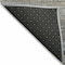 Homeroots 3' X 5' Granite Gray Striped Washable Indoor Outdoor Area Rug 608473 - alternate 8