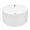 Kingston Brass 45-Inch Acrylic Round Double Ended Freestanding Tub with Overflow/Drain Assembly VTRO454523M8 - alternate 1