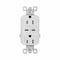 Legrand radiant Series Outlet, 2-Pole, 15 A, 125 V, 2-USB Port, USB-C USB, NEMA: NEMA 5-15R R26USBPDWCC6 - alternate 3