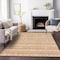Homeroots 5' X 8' Terra Cotta And Beige Southwestern Washable Indoor Outdoor Area Rug 587567 - alternate 7