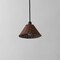Jonathan Y Hattie 12 in. 1-Light Coastal Bohemian Metal and Woven Rattan LED Pendant Light, Black/Dark Brown JYL5712B - alternate 7