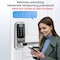 Wrightmaster 5 in 1 Corded Aluminum Smart Lock Deadbolt, Keyless Entry Door Lock with Fingerprint Digital, APP C ZR-06T-SR - alternate 9