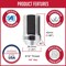 Coyote Wheel Accessories WHEEL INSTALLATION KIT 916 Inch x 18 Thread Size 60 Degree Conical Acorn 166 Inch Overall Lengt 53K567 - alternate 6