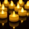 Elegani 24 pcs Flameless Tealight Candles-Warm White LED Flickering Lights, Free, Safe for Indoor Events PH-tealight-24-WWH - alternate 4