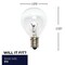 Bulbrite Krystal Touch 40-Watt G12 E12 Incandescent Light Bulb with Candelabra Screw Base, Clear, 2700K, 20PK 861983 - alternate 7