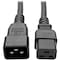Eaton Tripp Lite Series Power Extension Cord, C19 to C20 - Heavy-Duty, 20A, 250V, 12 AWG, 6 ft. 1.83 P036-006 - alternate 1