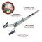 Performance Tool 5 pc. Torque Limiting Extension Set, 75-110 ft-lbs, Color Coded, Cr-Mo W32903 - alternate 5