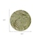 Homeroots 5' Ivory And Green Round Palm Leaf Indoor Outdoor Area Rug 548144 - alternate 6