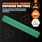 Xpose Safety Construction Debris Safety Netting, 8.5 ft x 150 ft Roll, 1/4in Mesh, Fire Retardant, Green NFR14-86150-GRE-X - alternate 7