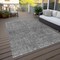 Homeroots 3' X 5' Gray And Charcoal Southwestern Washable Indoor Outdoor Area Rug 587062 - alternate 5