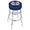 Holland Bar Stool Co 30" Utah State Cushion Seat, 2-Ring Chrome Swivel Bar Stool L7C130UtahSt - alternate 1