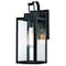 J&H Led 13 in. 1-Light Matte Black Outdoor Wall Lantern Sconce JH-SCOGW-52B - alternate 3