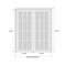 Sartodoors Solid French Double Doors White 60x96 (2* 30x96) Solid Core Modern Interior QUADRO4522DD-WS-6096 - alternate 4