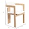Leisuremod Velo Series Modern Dining Chair in Natrual Wood with White Seat, 2PK VCNW-51W-2 - alternate 8
