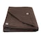 Mytee Products 2 Pack 10'x12ft Dark Brown Canvas Tarp 12oz Water Resistant Heavy Duty Tarps, 2PK CT10-12-DBx2 - alternate 9