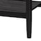 Baxton Studio Florica Art Deco Black Wood Queen 4-Piece Bedroom Set with Two Nightstands 255-14153-14151-14149-14149-ZORO - alternate 7