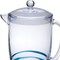 Homeroots 2.5 Quart Clear and Blue Swirl Acrylic Pitcher 523320 - alternate 7