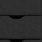 Homeroots 18" Black Five Drawer Standard Chest 544040 - alternate 10