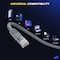 Maximm Cat6 Ethernet Cable 6ft 10Gbps 550MHz UTP, 100PK, Gray, 100PK CAT6CCA-6GR-100PK - alternate 6