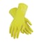 Assurance Unsupported Latex, Flock Lined with Honeycomb Grip, 14 Mil, 12PK 48-L140Y/S - alternate 2