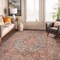 World Rug Gallery Multicolor Boho Rug - Machine Washable, Flat Pile, Easy Maintenance for Busy Homes 5 ft x 7 ft WR171MULTI5X7 - alternate 1