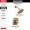 Delta Stryke 17 Series Shower Only Lumicoat Champagne Bronze T17276-CZ-PR - alternate 4