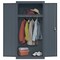 Sandusky Lee Heavy Duty Welded Steel Wardrobe Cabinet, 36x24x72, Charcoal EAWR362472-02 - alternate 6