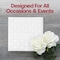 Smarty Had A Party White with Silver Dots Paper BeverageCocktail Napkins 600 Napkins, 600PK 2293-CASE - alternate 9