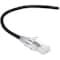 Black Box Slim-Net Cat6 250-Mhz 28-Awg Ethernet Patch Cable - Unshielded, Pvc,  C6PC28-BK-20 - alternate 1