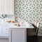 A-Street Prints Lido Turquoise Quatrefoil Wallpaper 2744-24123 - alternate 3