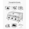Vevor Tabletop Gas Grill 2-Burner Portable Propane Grill Stainless Steel Outdoor EQT42CCS - alternate 6