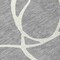 Homeroots 8' Gray And Ivory Round Abstract Washable Indoor Outdoor Area Rug 597483 - alternate 6
