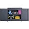 Edsal Wall Cabinet, 26 in H, 28 in W, 14 in D, 2 Shelves RTA281426-BLK - alternate 5