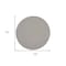 Homeroots 6' Ivory And Charcoal Round Geometric Indoor Outdoor Area Rug 552348 - alternate 8