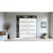 Vdomdoors Metal Double Doors Deux 1105 Black Enamel Mirrored Clear Glass 1 Sidelight and Top Transom Entry Mo DEUX1105DEXD-BLK-W72+14xH80+12-RH-O - alternate 4