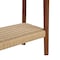 Alaterre Furniture Calais Console Table, Warm Chestnut ANCA1070 - alternate 16