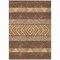 Homeroots 5' X 8' Brown Wheat And Copper Southwestern Washable Indoor Outdoor Area Rug 613892 - alternate 8