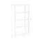 Hirsh Hirsh 4 Shelf Metal Bookcase, 60in. Height, Charcoal 22456 - alternate 4