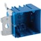 Carlon 2-Gang 34 cu. in. Adjustable PVC Electrical Box with Side Clamp Blue B234ADJC - alternate 2