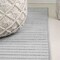 Jonathan Y Hallie High-Low Minimalist Curve Geometric Light Blue/Cream 4 ft. x 6 ft. Indoor/Outdoor Area Rug SCN100E-4 - alternate 5