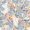 A-Street Prints Brittsommar Light blue Woodland Floral Wallpaper 2999-55013 - alternate 1