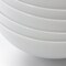 Ultra By Gibson Olstead 8 Piece 6.8 Inch Round Break-Resistant Tempered Opal Glass Bowl Set in White 138952.08 - alternate 5