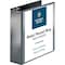 Business Source Ring Binder, Black, Clear Sleeve BSN09958 - alternate 1