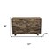 Homeroots 57" Brown Solid Wood Six Drawer Dresser 661219 - alternate 8
