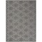 Homeroots 6' X 9' Dark Gray And Light Gray Geometric Indoor Outdoor Area Rug 550514 - alternate 1