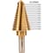 Neiko Titanium Step Drill Bit, High-Speed Alloy Steel Bit, 12 Step Sizes from 7/16 Inches to 1 1/8 Inches 10189A - alternate 5