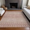 Homeroots 9' X 12' Blush Gold And Ivory Tribal Washable Indoor Outdoor Area Rug 582612 - alternate 8