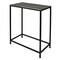 Homeroots Set of Three Brass and Black Aluminum and Iron Frame Nested Tables 528064 - alternate 7