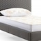 Homeroots Gray and Dark Gray Wood And Faux Leather Twin Bed Frame 486091 - alternate 5